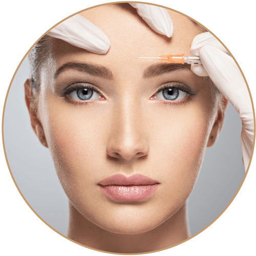 Botox injection procedure shown in the dermatology clinic at Fort Collins & Loveland, CO
